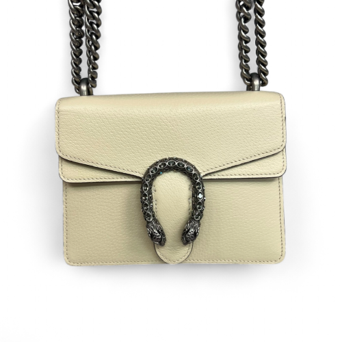 Gucci Mini Dionysus Calfskin Beige Mystic White