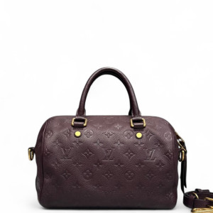 Louis Vuitton Speedy Bandouliere 25 Monogram Empreinte Purple
