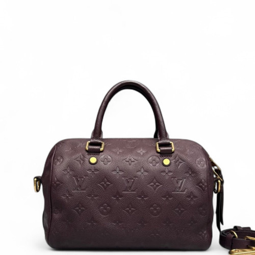Louis Vuitton Speedy Bandouliere 25 Monogram Empreinte Purple