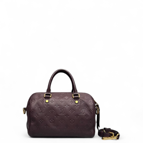 Louis Vuitton Speedy Bandouliere 25 Monogram Empreinte Purple