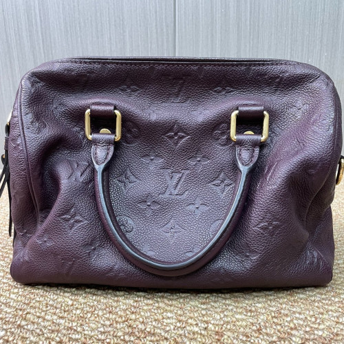 Louis Vuitton Speedy Bandouliere 25 Monogram Empreinte Purple