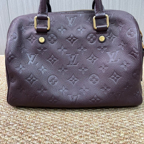 Louis Vuitton Speedy Bandouliere 25 Monogram Empreinte Purple