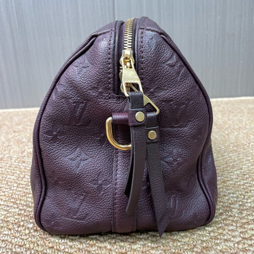 Louis Vuitton Speedy Bandouliere 25 Monogram Empreinte Purple
