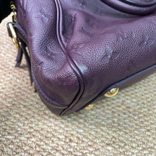 Louis Vuitton Speedy Bandouliere 25 Monogram Empreinte Purple