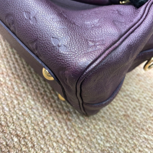 Louis Vuitton Speedy Bandouliere 25 Monogram Empreinte Purple