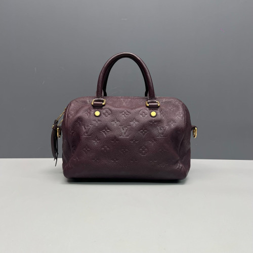 Louis Vuitton Speedy Bandouliere 25 Monogram Empreinte Purple
