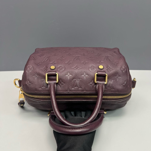Louis Vuitton Speedy Bandouliere 25 Monogram Empreinte Purple