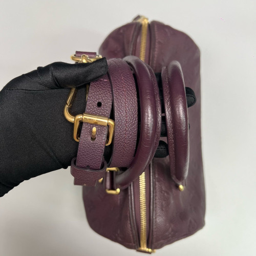 Louis Vuitton Speedy Bandouliere 25 Monogram Empreinte Purple