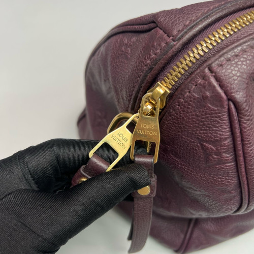 Louis Vuitton Speedy Bandouliere 25 Monogram Empreinte Purple