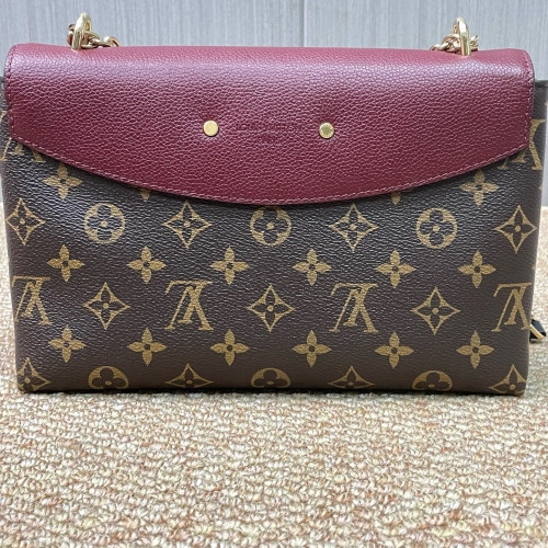 Louis Vuitton Saint Placide Monogram Burgundy Brown