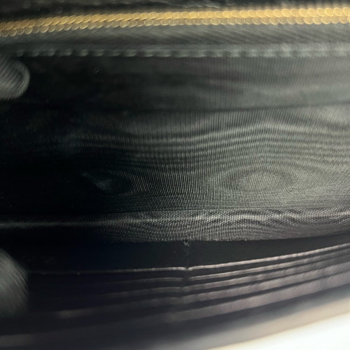 Gucci Wallet On Chain WOC Grained Calfskin Black