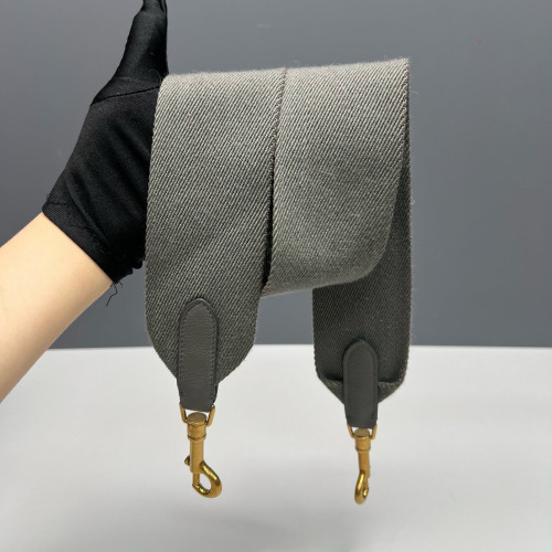 Celine Sangle Small Bucket Bag Grained Calfskin Grey