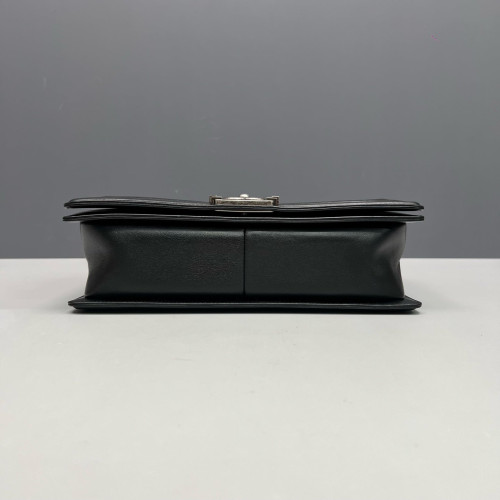Chanel Quilted New Medium Boy Flap Calfskin Black Chanel Quilted New Medium Boy Flap Calfskin Black