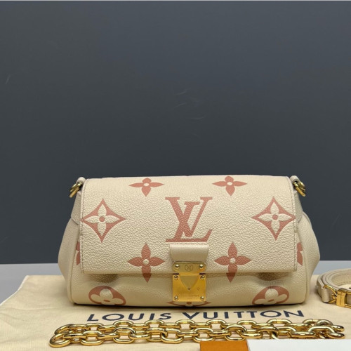 Louis Vuitton Favorite Monogram Empreinte Giant White Pink
