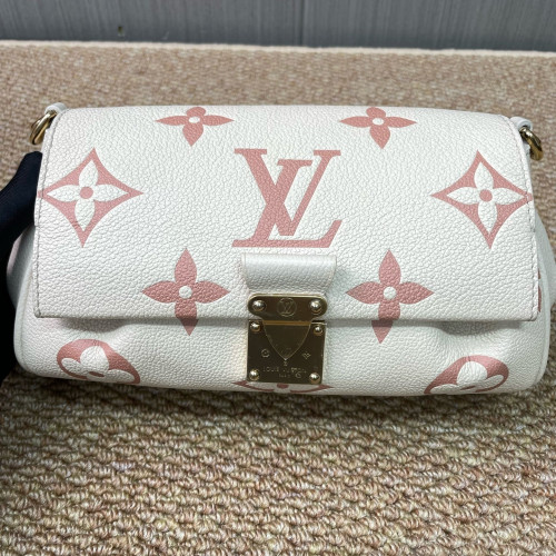 Louis Vuitton Favorite Monogram Empreinte Giant White Pink