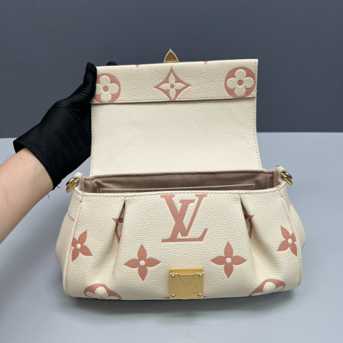 Louis Vuitton Favorite Monogram Empreinte Giant White Pink