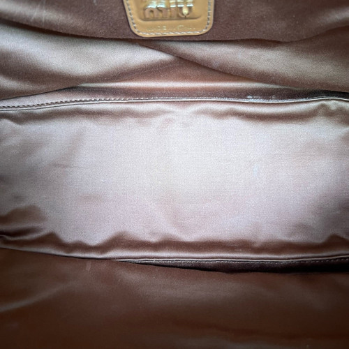 Miu Miu Beau Large Calfskin Brown