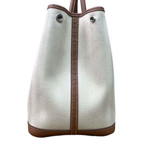 Hermes Garden Party 36 Toile Negonda 14 Beige 37 Gold