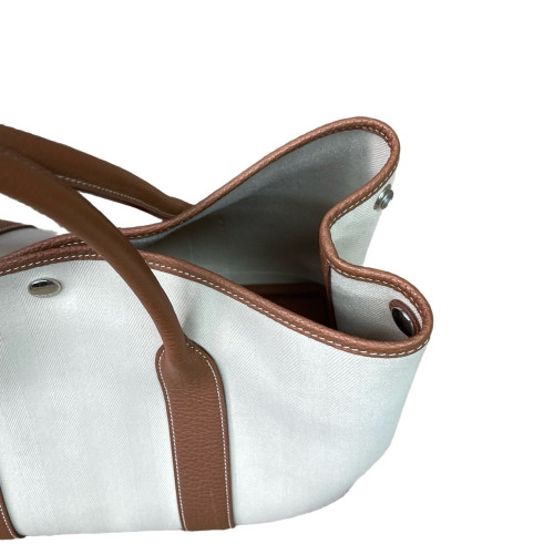 Hermes Garden Party 36 Toile Negonda 14 Beige 37 Gold