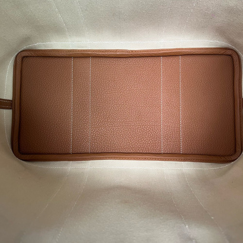 Hermes Garden Party 36 Toile Negonda 14 Beige 37 Gold