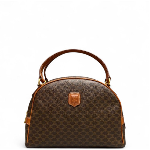 Celine Handbag Macadam Logo Brown