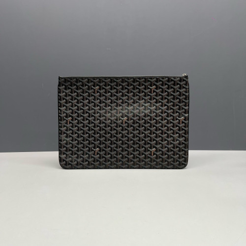 Goyard Senat GM Goyardine Black Brown White