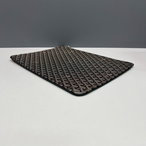 Goyard Senat GM Goyardine Black Brown White