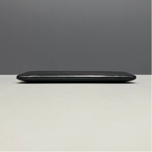 Chanel Quilted Gabrielle Clutch Calfskin Blue Black