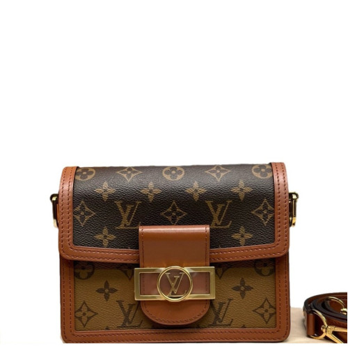 Louis Vuitton Dauphine Mini Monogram Reverse Monogram Brown