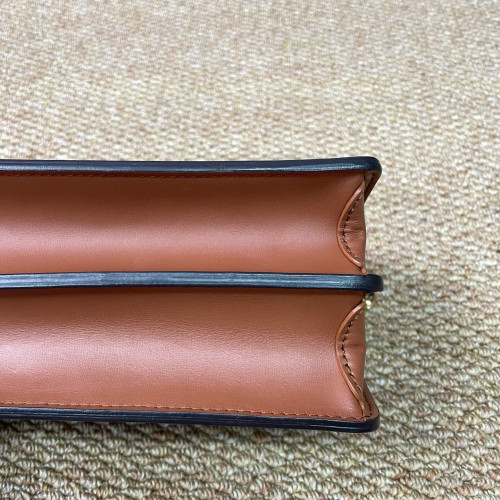 Louis Vuitton Dauphine Mini Monogram Reverse Monogram Brown
