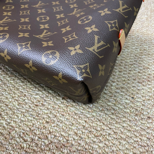 Louis Vuitton Carryall East West Shoulder Bag Monogram Brown