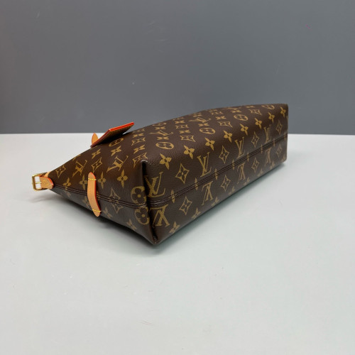 Louis Vuitton Carryall East West Shoulder Bag Monogram Brown