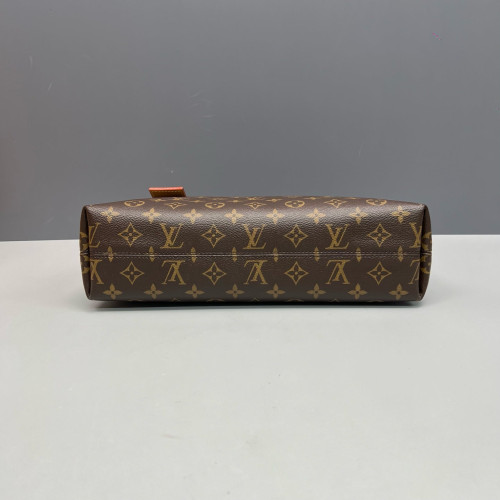 Louis Vuitton Carryall East West Shoulder Bag Monogram Brown
