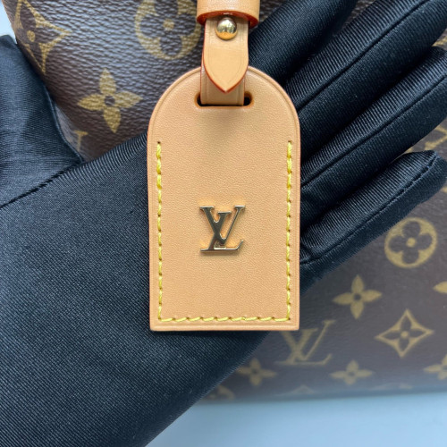 Louis Vuitton Carryall East West Shoulder Bag Monogram Brown