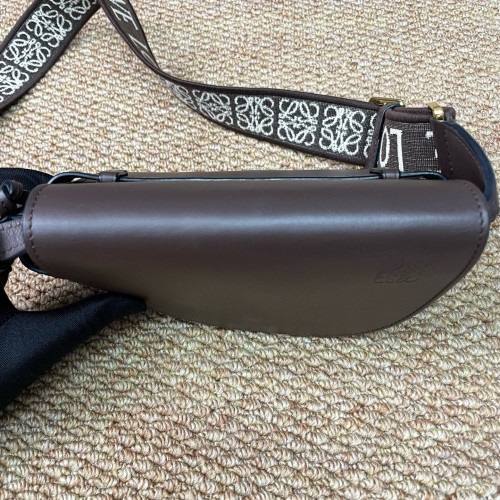 Loewe Mini Gate Dual Calfskin Dark Brown