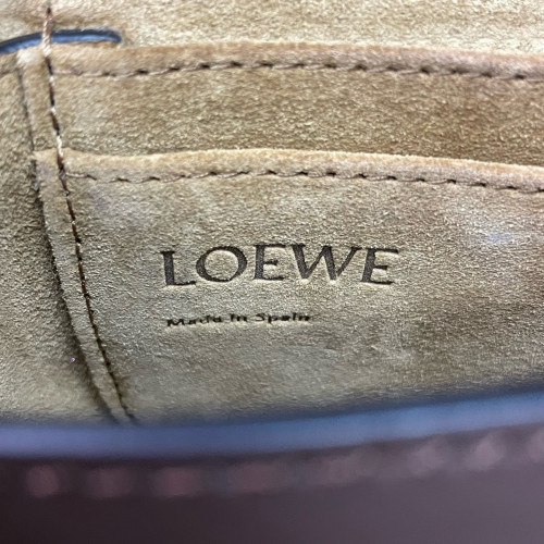 Loewe Mini Gate Dual Calfskin Dark Brown