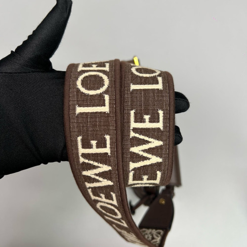 Loewe Mini Gate Dual Calfskin Dark Brown