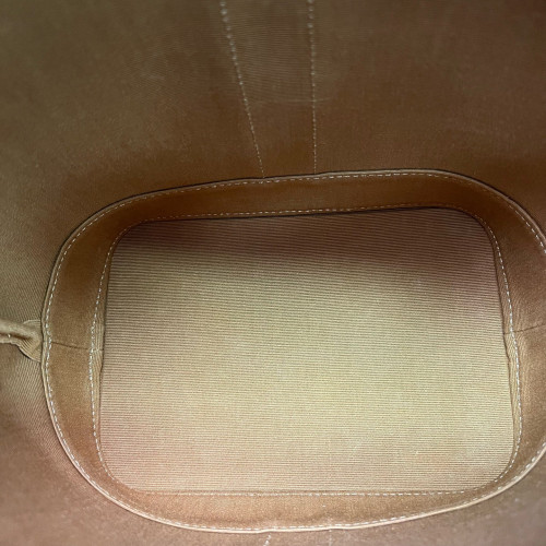 Celine Triomphe Bucket Bag Small Triomphe Calfskin Brown Dark Brown