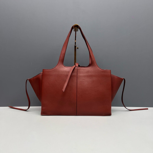 Celine Small Tri-Fold Bag Calfskin Brick Red