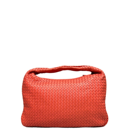 Bottega Veneta Large Belly Hobo Intrecciato Nappa Orange