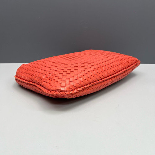 Bottega Veneta Large Belly Hobo Intrecciato Nappa Orange