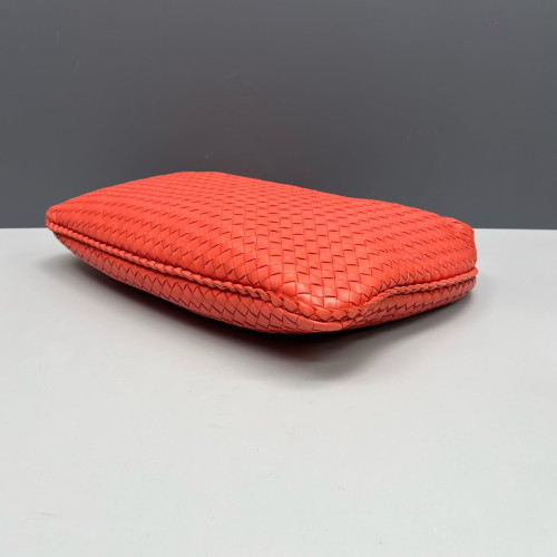Bottega Veneta Large Belly Hobo Intrecciato Nappa Orange