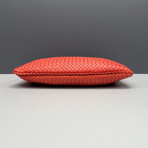 Bottega Veneta Large Belly Hobo Intrecciato Nappa Orange