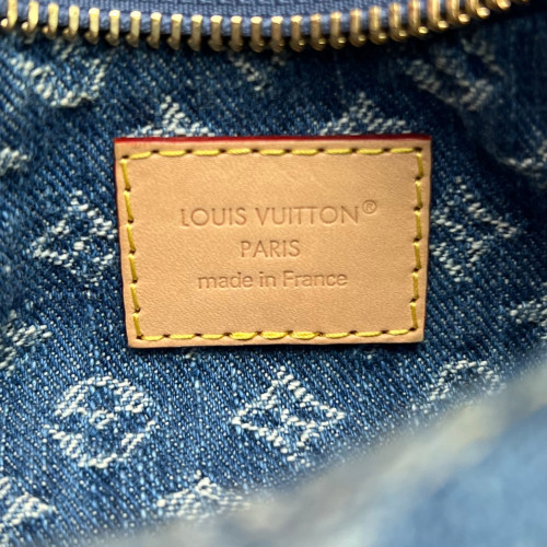 Louis Vuitton Pochette Valley Denim Monogram Blue