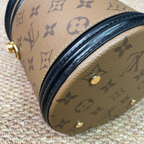 Louis Vuitton Cannes Monogram Reverse Monogram Brown