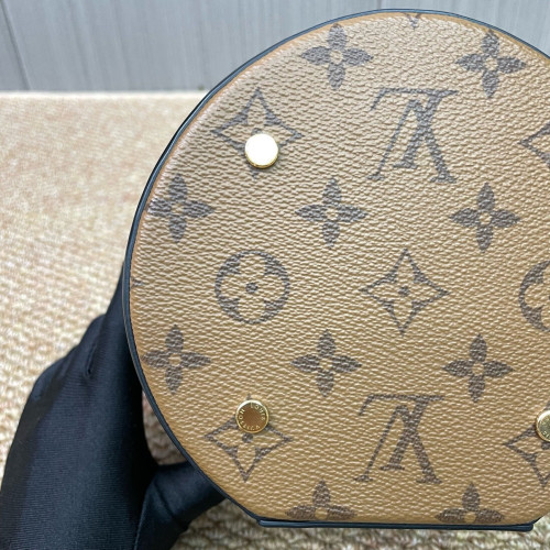 Louis Vuitton Cannes Monogram Reverse Monogram Brown