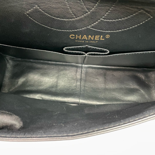 Chanel Quilted 2.55 226 Reissue Double Flap Patent Calfskin Black