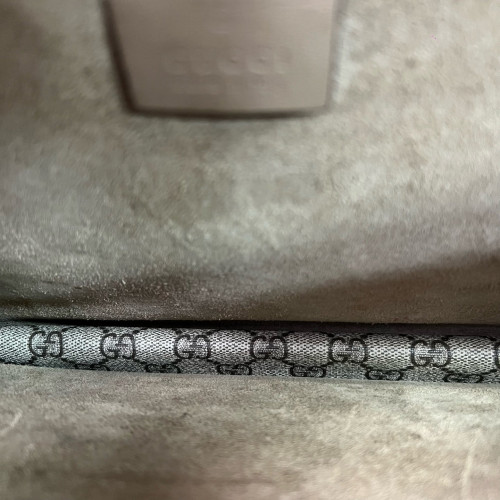 Gucci Dionysus GG Supreme Monogram Suede Brown