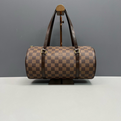 Louis Vuitton Papillon 30 With Copanion Damier Ebene Brown