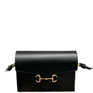 Gucci Mini Horsebit 1955 Calfskin Black